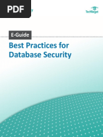 Best Practices For Database Security