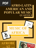 Grade 10-Afro-Latin American Music (2ndQ)