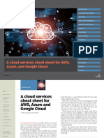 A Cloud Services Cheat Sheet For AWS, Azure, and Google Cloud