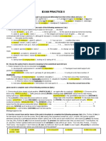 Exam Practice 8 - Key