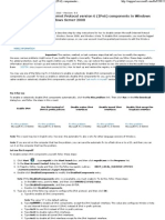 How To Disable Certain Internet Protocol Version 6 (IPv6) Components in Windows Vista, Windows 7 and Windows Server 2008