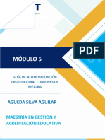 Módulo 5 - Guía de Autoevaluación Institucional Con Fines de Mejora