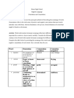 Denotation and Connation Grd. 11