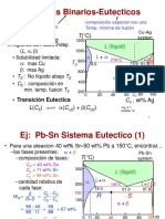 9-2 - Diagramas Binarios Eutecticos Semana 30 de Marzo - 3 de Abril