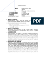 Informe Psicologico