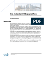 High Availability (SSO) Deployment Guide: Last Updated: December, 2014