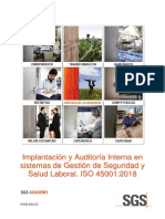 Implantación y Auditoría Interna en Sistemas de Gestión de Seguridad y Salud Laboral. ISO 45001:2018