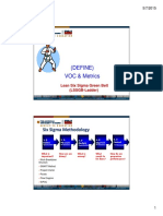 L3 Define GB VOC, Goals Metrics Ladder