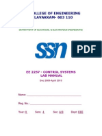 EE 2257-Control Systems Lab Manual