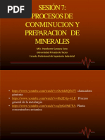 Sesión 7 - Procesos de Conminucion y Concentracion de Minerales