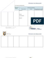 Planificación Microcurricular Integrando de Los Proyectos Interdisciplinarios NEE