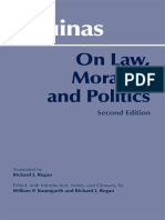 On Law, Morality, and Politics by Thomas Aquinas William P Baumgarth