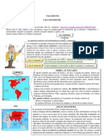 Taller 2 Grado 8 Ciencias Sociales