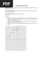 Activity 5 Coordinate Geometry