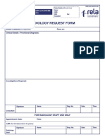 Radiology Request Form - CDR