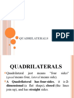 Quadrilaterals Report