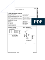 LM675 Power Operational Amplifier: General Description