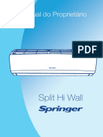 MANUAL ARCONDICIONADOR Split SPRINGER (PROPRIETARIO)