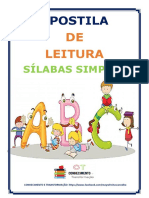 Apostila de Leitura Sílabas Simples