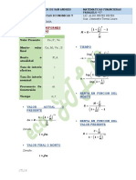 Formulario de Anualidades Uniformes Vencidas