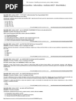 01 - Caderno de Questões - Informática - Instituto AOCP - Nível Médio II