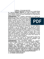 AUTO DE ALLANAMIENTO 2013, Caso Divorcio Dr. Trifón