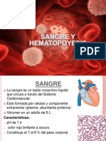 Sangre y Hematopoyesis