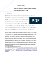 Chapter Three Mergers and Acquisitions Under The Federal Competition and Consumer Protection Act 2018