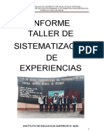 Informe Taller de Sistematizacion