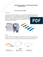 Identificación de Conectores, Pérdidas y Atenuaciones en Redes de Fibra Óptica