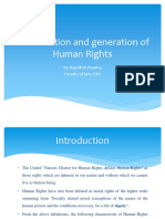 Classification and Generation of Human Rights