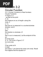 Lesson 3.2: Circular Function