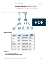 5217 Packet Tracer Examine The Arp Table Instructions Ig Compress