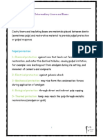 Operative Chapter 12 Intermediary Liners and Bases