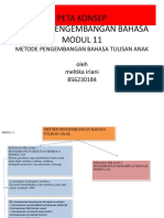 Meltika Iriani Peta Konsep Modul 11 Metode Peng. Bahasa