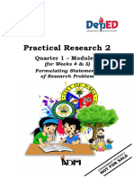 Practical Research 2: Quarter 1 - Module 4