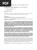 12-Sent C Const C191-2016 Exequible Penalizacion Contrabando