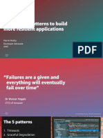 AWSDevDay - Five Design Patterns To Build More Resilient Applications