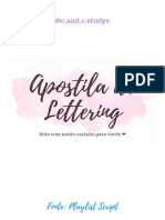 Abrir Apostila de Lettering