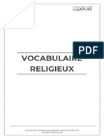 Vocabulaire Religieux 1