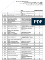 Resultado Vestibular 2010