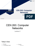 CEN 263 - Computer Networks - Lecture 2 - and - 3 - LMS