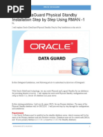 Oracle DataGuard Physical Standby Installation Step by Step Using RMAN1