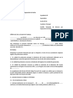 MODELO de Demanda de Divorcio Por Separación de Hecho