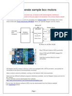 How To Operate Sample Box Motors