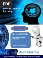 Reinforcement Learning