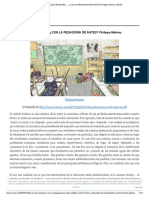 LA ESCUELA DESPUÉS ¿CON LA PEDAGOGÍA DE ANTES - Philippe Meirieu - MCEP