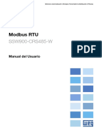 WEG Manual Modbus Rtu 10004628750 SSW900 Es