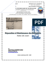 Réparation Et Maintenance Des Bâtiments