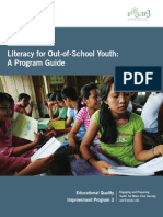 Literacy For Out-of-School Youth: A Program Guide: Guides and Toolkits Series